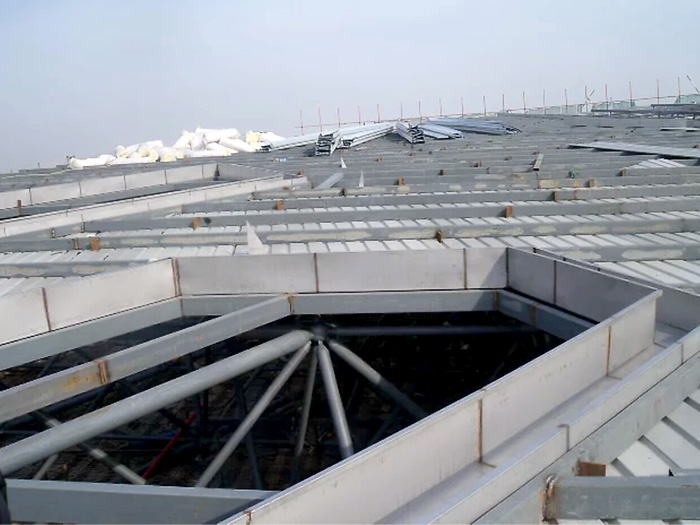 太原安吉县体育馆网架